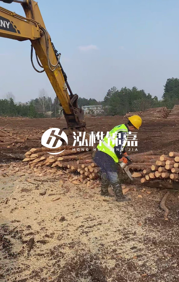 銅陵挖機打木樁專業(yè)施工-打松木樁一般算米還是算根？